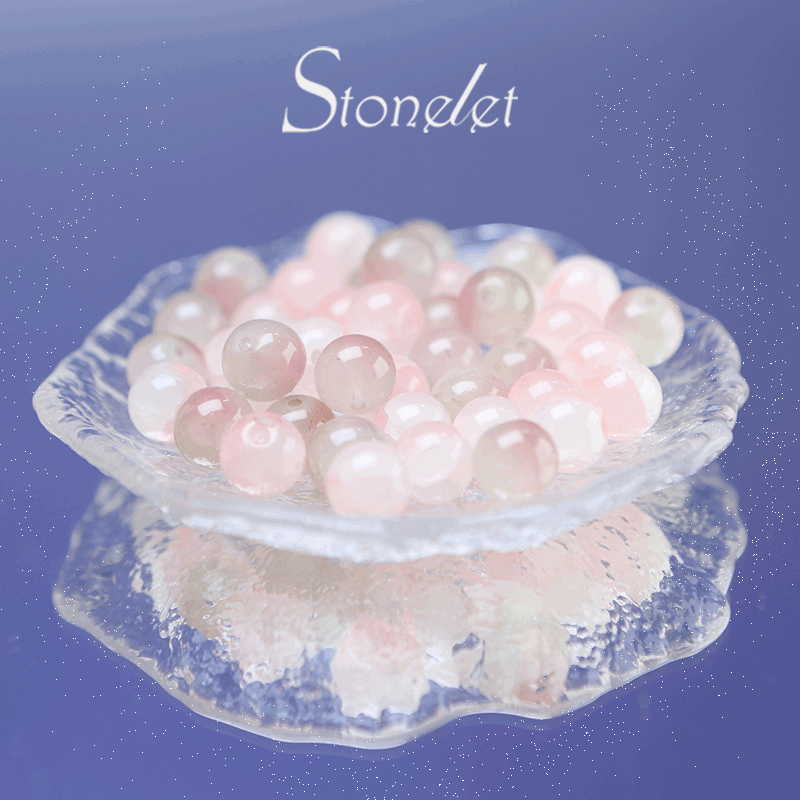 Stonelet DIY Bead Box(1oz) β Mixed Aesthetic Healing Energy Stones for Bracelet Making | Ins-Style, Relaxing, Creative Jewelry DIY Kit-9014