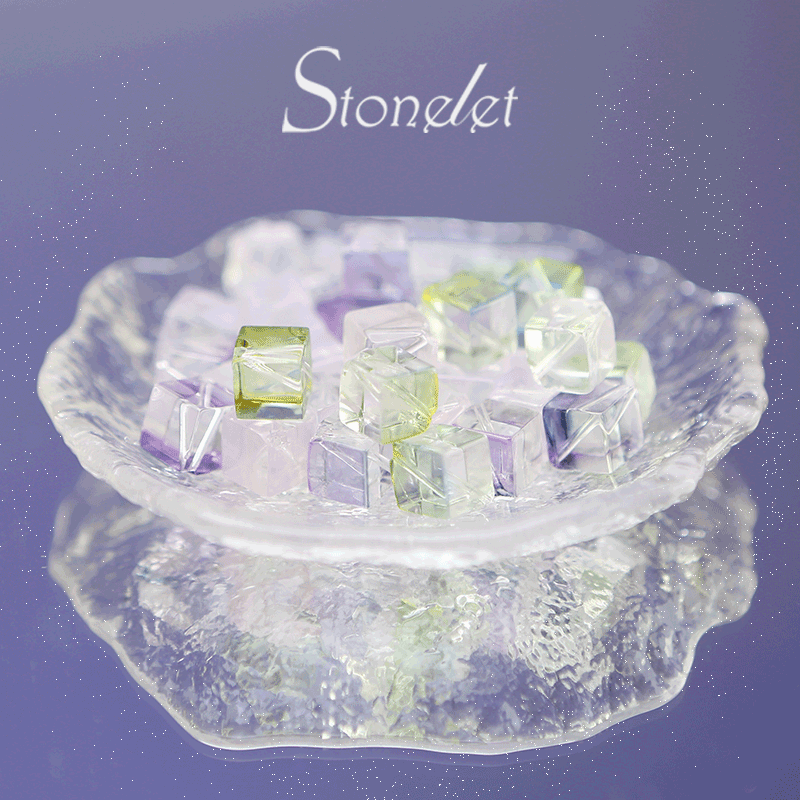 Stonelet DIY Bead Box(1oz) β Mixed Aesthetic Healing Energy Stones for Bracelet Making | Ins-Style, Relaxing, Creative Jewelry DIY Kit-9006