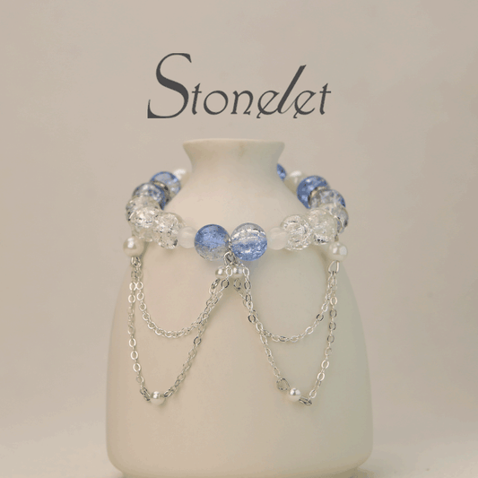 Stonelet Bestselling Forest-Inspired Moon Crystal Bracelet Colorful Sweet Design Unique Aesthetic Style Everyday Gift for Friends-6025