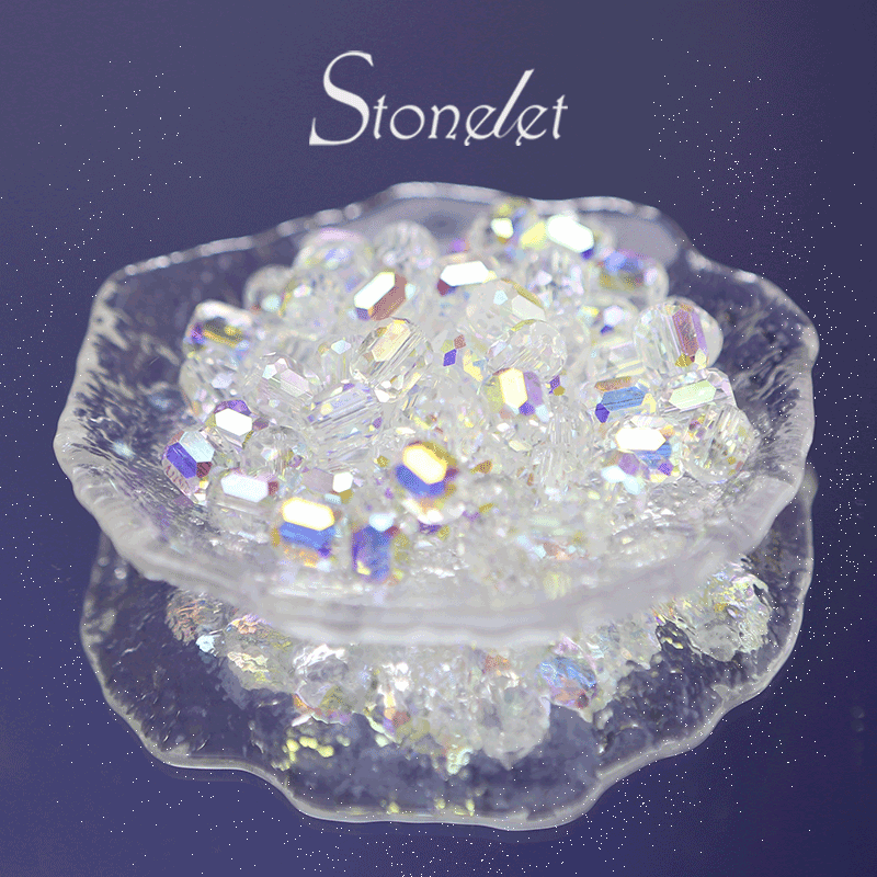 Stonelet DIY Bead Box(1oz) – Mixed Aesthetic Healing Energy Stones for Bracelet Making | Ins-Style, Relaxing, Creative Jewelry DIY Kit-9012