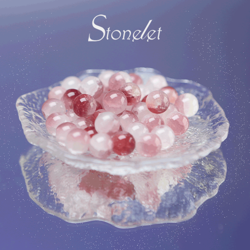 Stonelet DIY Bead Box(1oz) – Mixed Aesthetic Healing Energy Stones for Bracelet Making | Ins-Style, Relaxing, Creative Jewelry DIY Kit-9013