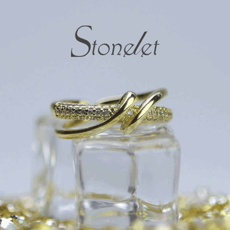 Stonelet Minimalist Band Ring Adjustable Elegant Trendy Unique Chic 2025 Daily Street Date Gift Accessory