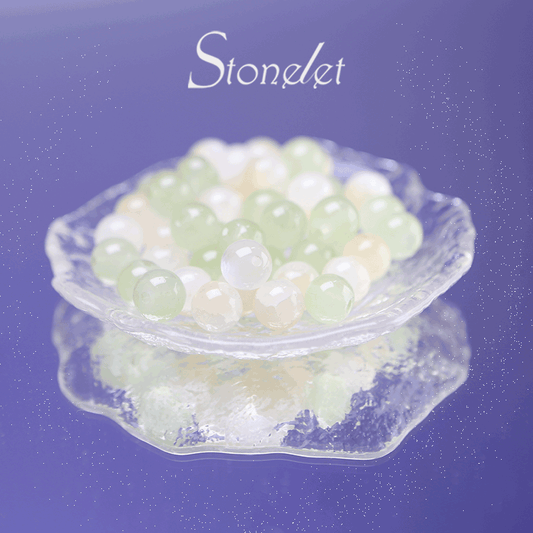 Stonelet DIY Bead Box(1oz) – Mixed Aesthetic Healing Energy Stones for Bracelet Making | Ins-Style, Relaxing, Creative Jewelry DIY Kit-9037