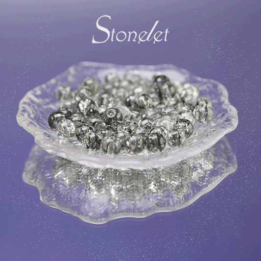 Stonelet DIY Bead Box(1oz) – Mixed Aesthetic Healing Energy Stones for Bracelet Making | Ins-Style, Relaxing, Creative Jewelry DIY Kit-9048