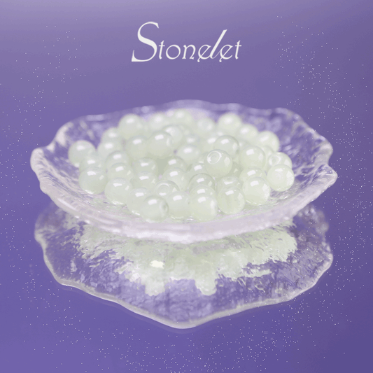 Stonelet DIY Bead Box(1oz) – Mixed Aesthetic Healing Energy Stones for Bracelet Making | Ins-Style, Relaxing, Creative Jewelry DIY Kit-9051