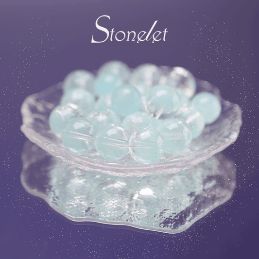 Stonelet DIY Bead Box(1oz) – Mixed Aesthetic Healing Energy Stones for Bracelet Making | Ins-Style, Relaxing, Creative Jewelry DIY Kit-9062