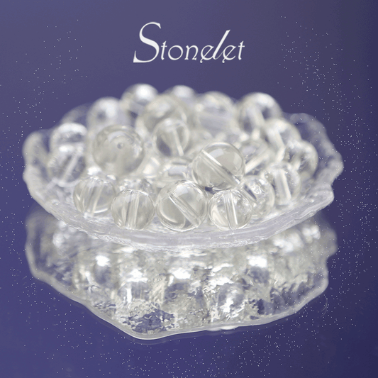Stonelet DIY Bead Box(1oz) – Mixed Aesthetic Healing Energy Stones for Bracelet Making | Ins-Style, Relaxing, Creative Jewelry DIY Kit-9066