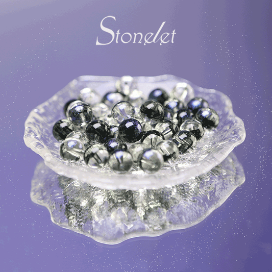Stonelet DIY Bead Box(1oz) – Mixed Aesthetic Healing Energy Stones for Bracelet Making | Ins-Style, Relaxing, Creative Jewelry DIY Kit-9071